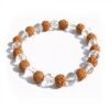 Rudraksha & Sphatik Crystal Bracelet